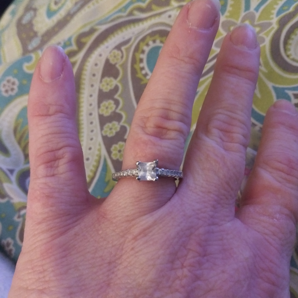 Engagement ring 925 silver